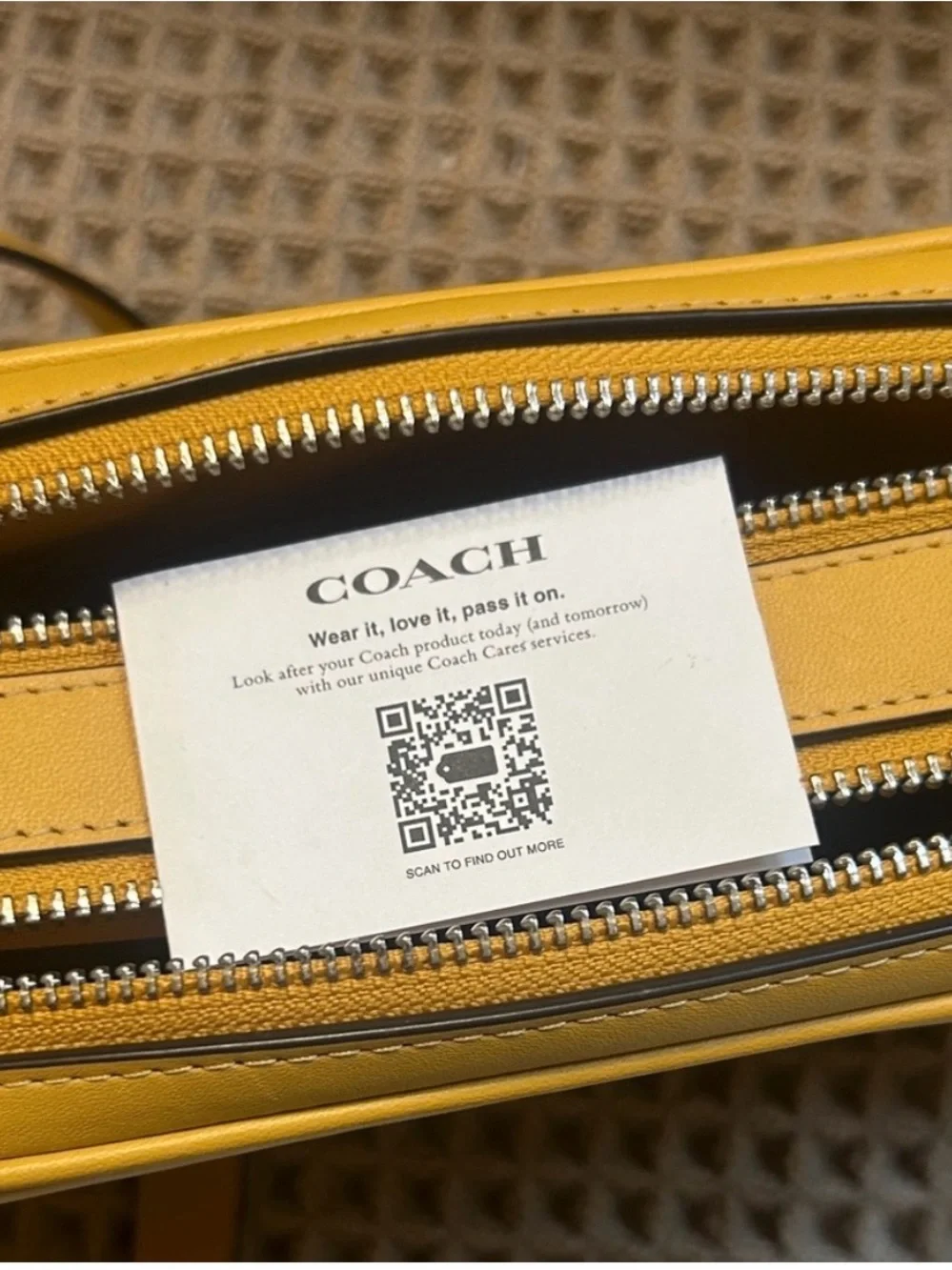 Coach leather crossbody